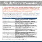 Role of a Retirement Plan Advisor